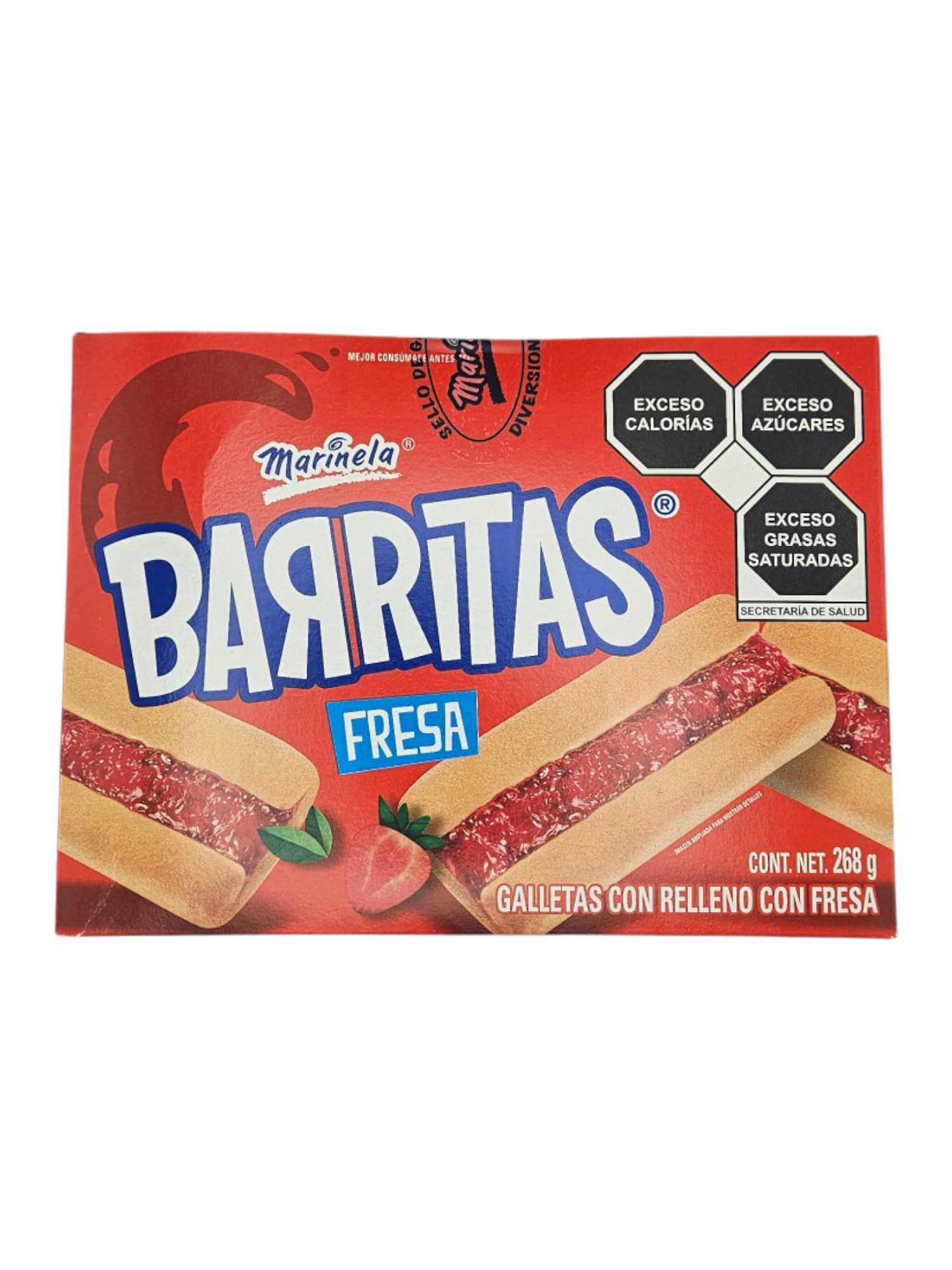 Marinela Barrita Fresa 268g