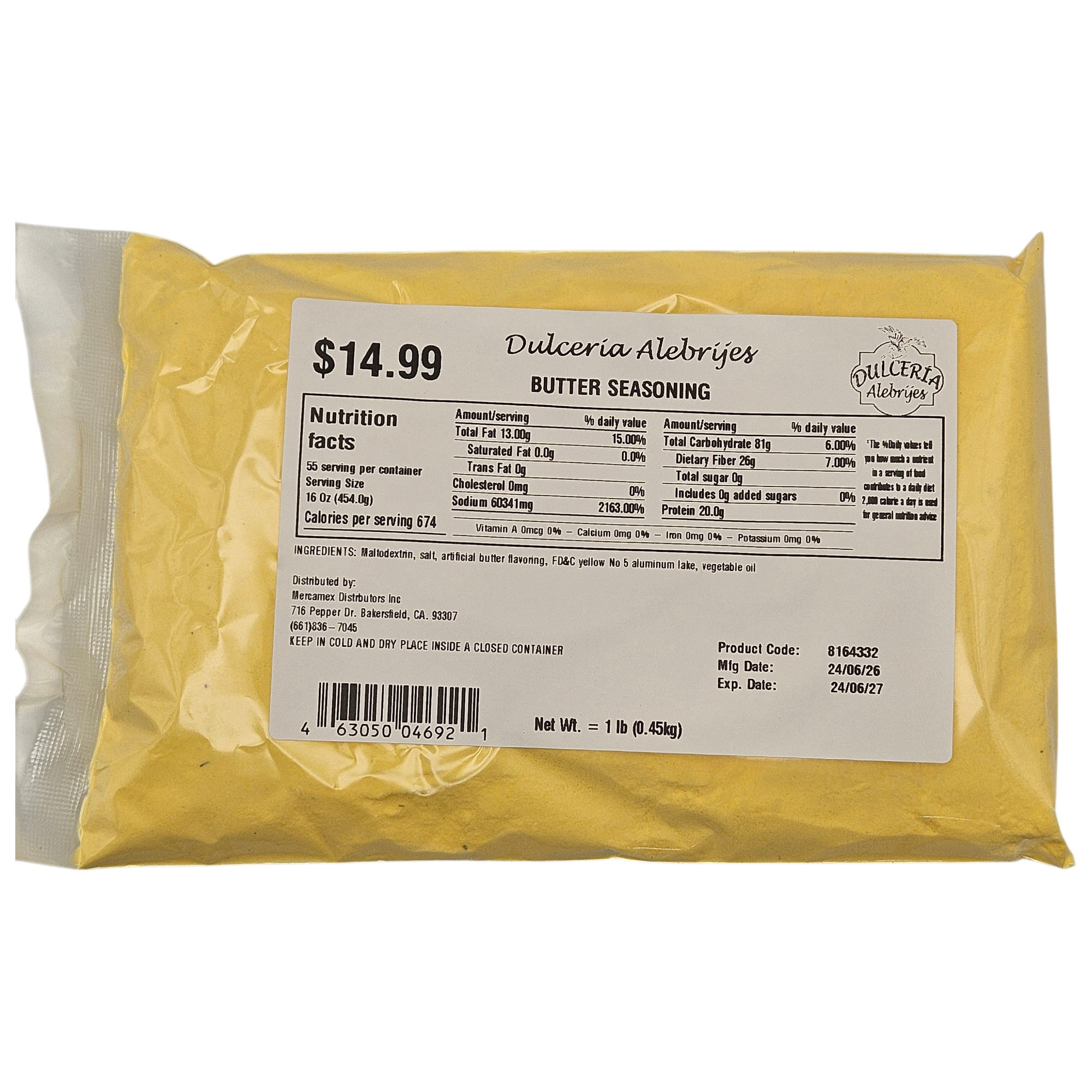 Butter Seasoning 1lb