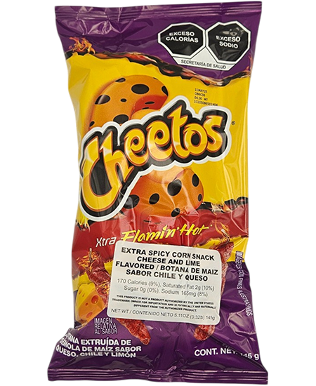 CHEETOS FLAMING 145G