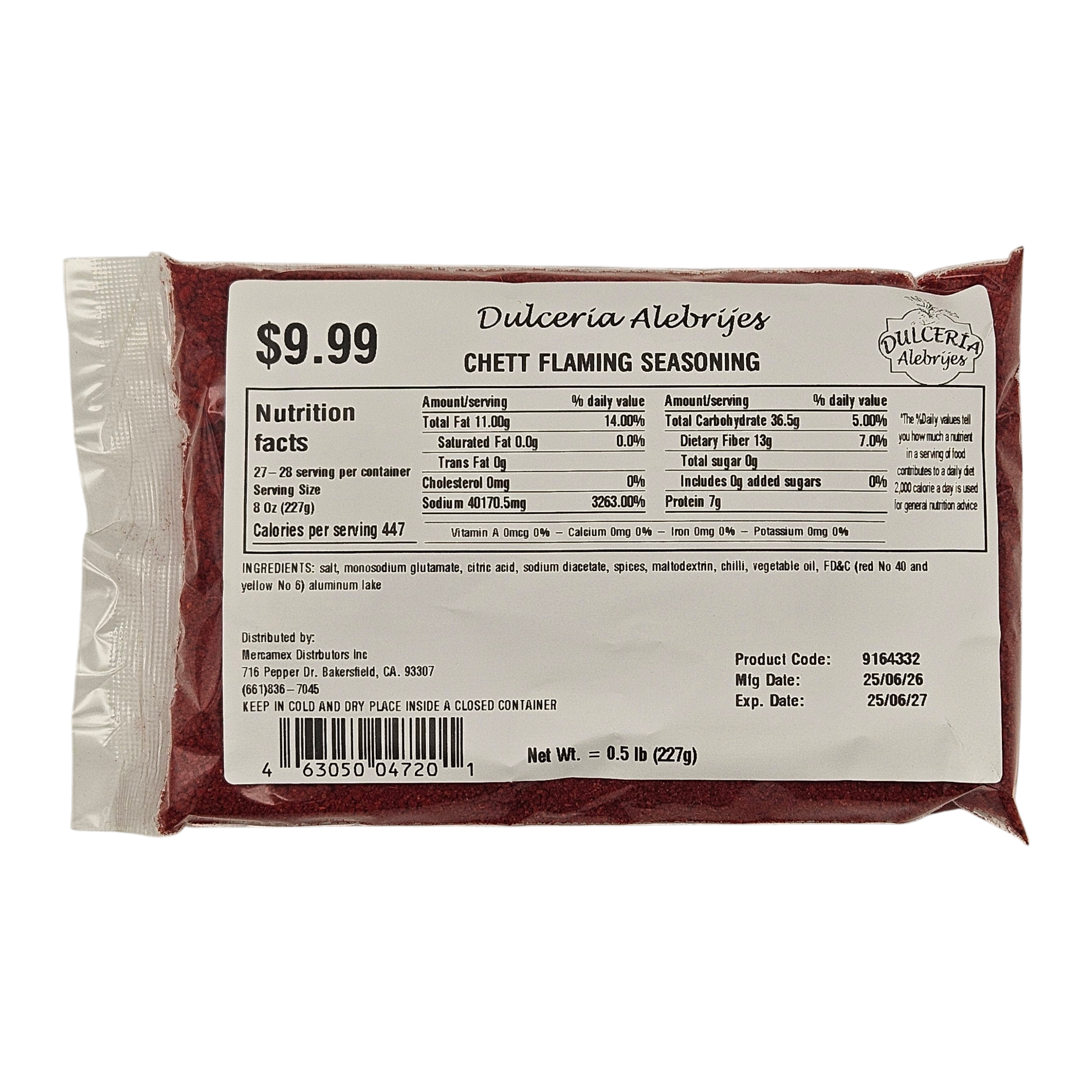 Chett Flamin Seasoning 0.5 lb