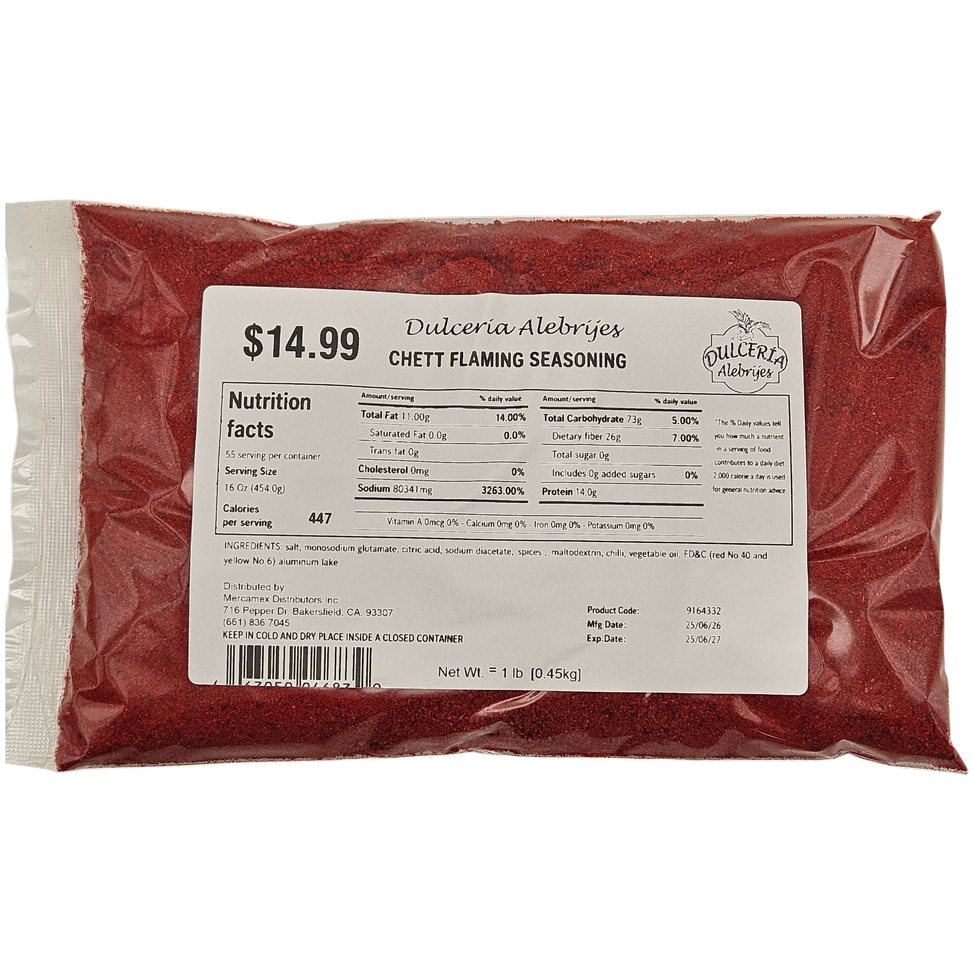 Chett Flamin Seasoning 1lb