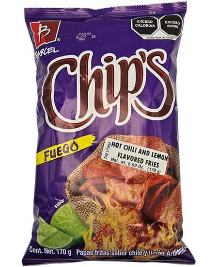 BARCEL CHIPS FUEGO 170gr