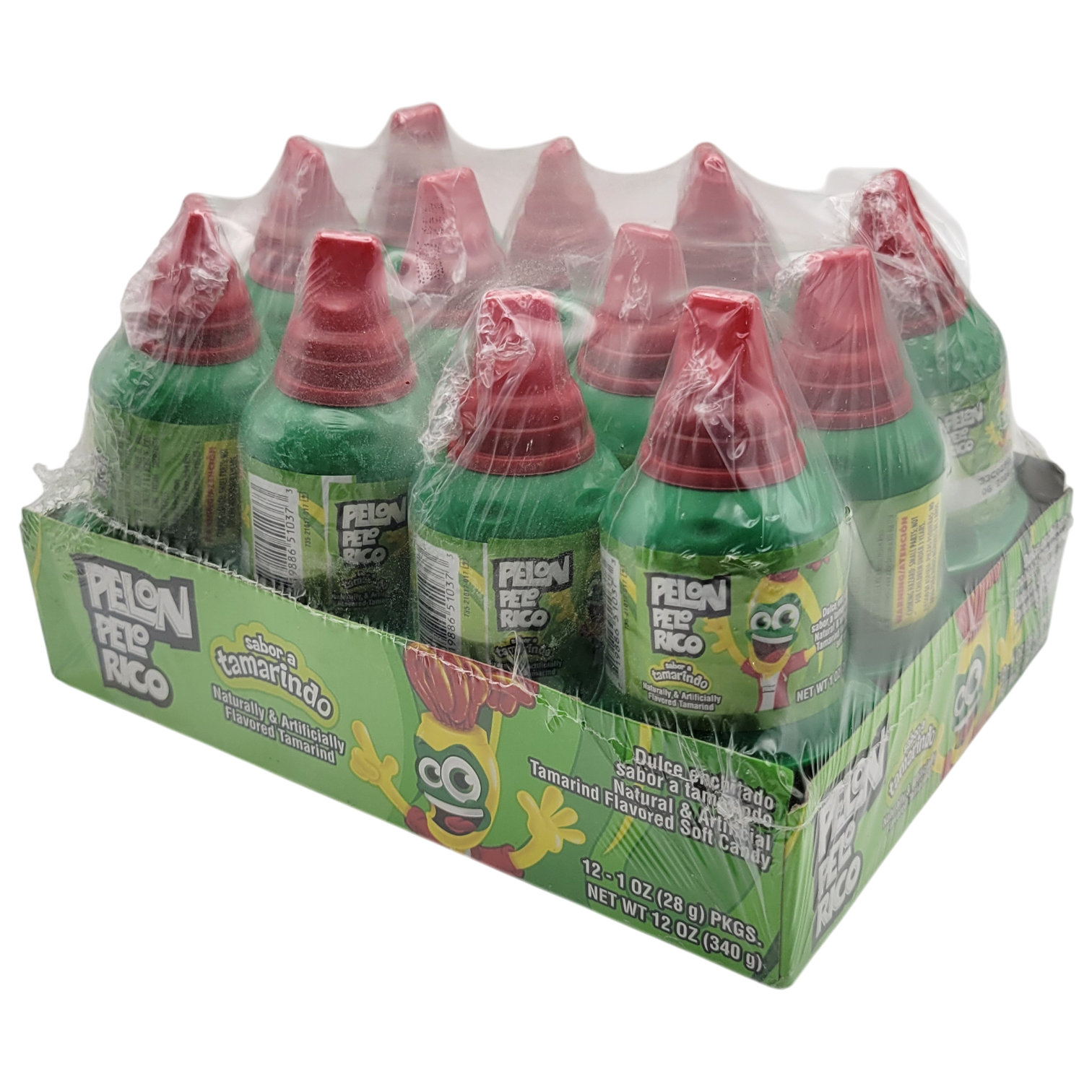 Pelon Pelo Rico Tamarindo 1oz 12ct