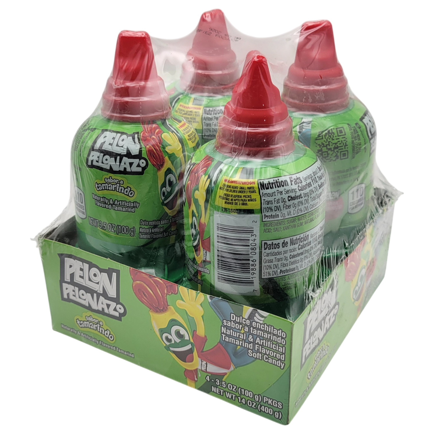 Pelon Pelonazo Tamarindo 3.5oz 4ct