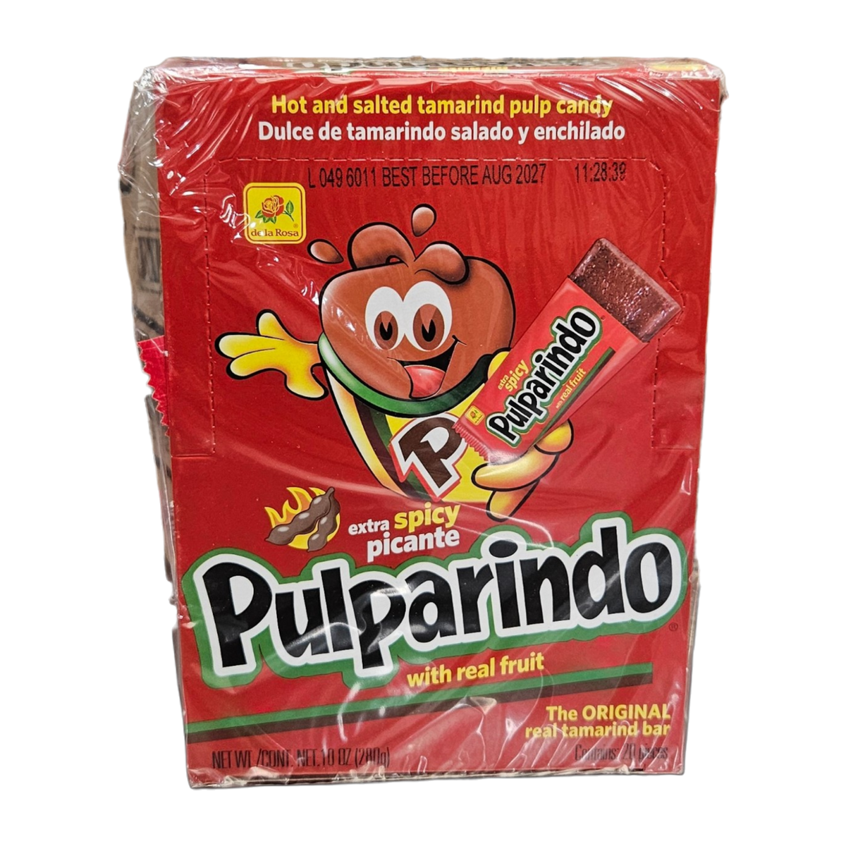 Pulparindo Xtra Hot 20ct