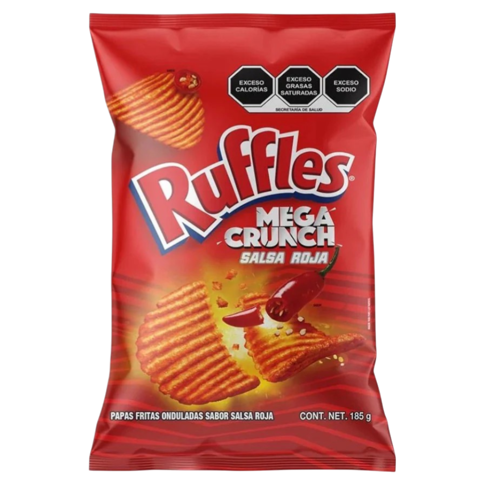 Ruffles Mega Crunch Salsa Roja 185gr