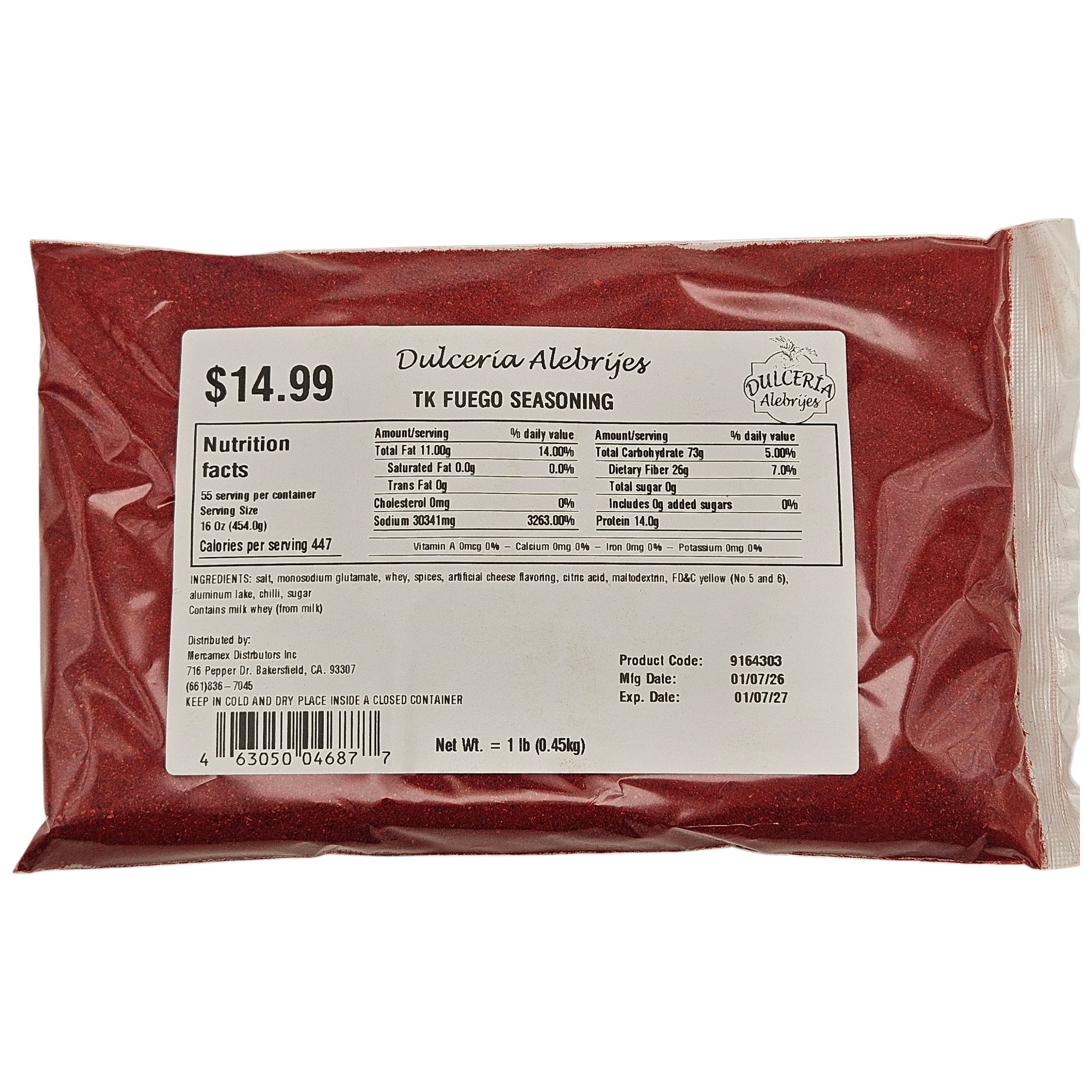 TK Fuego Seasoning 1lb