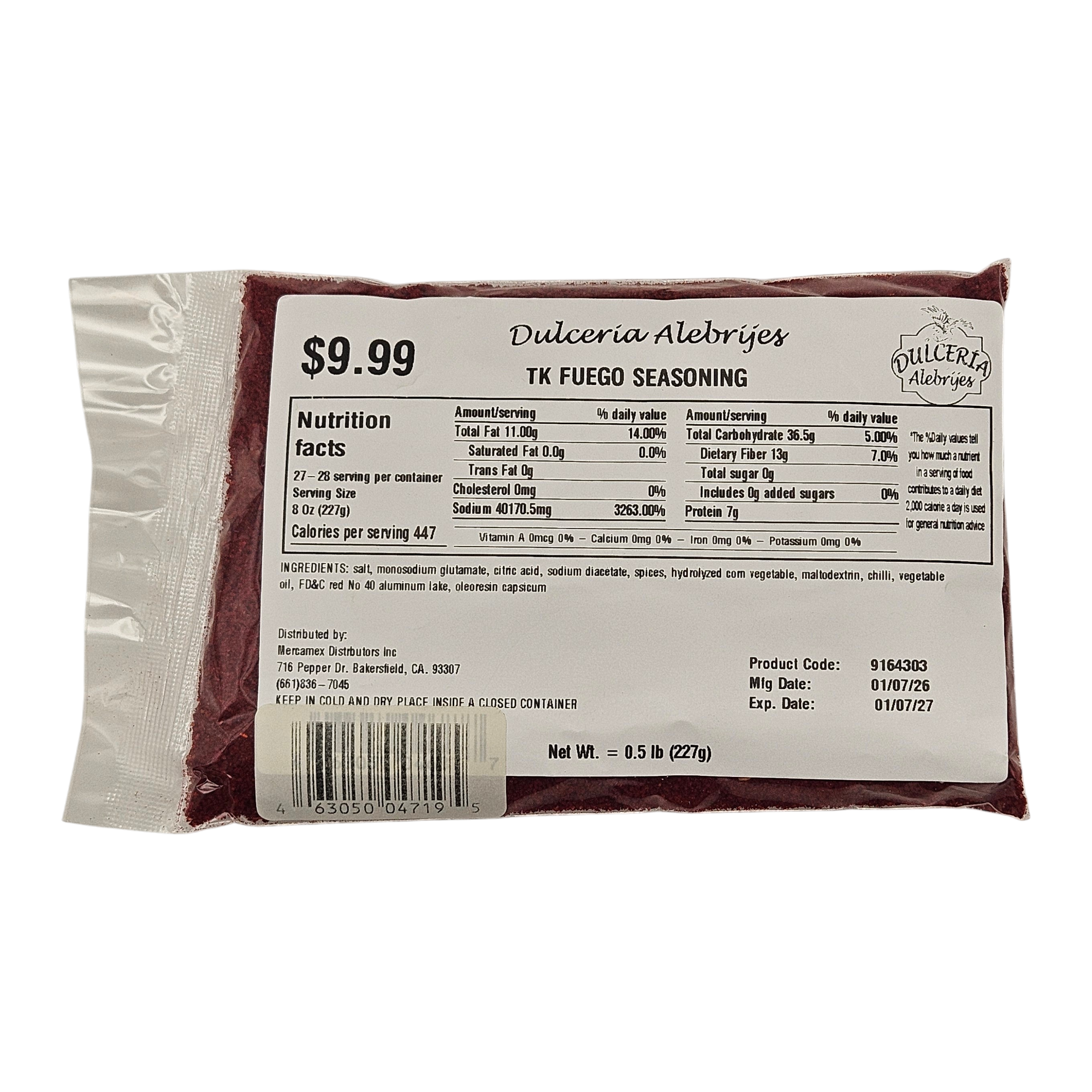 TK Fuego Seasoning 0.5 lb