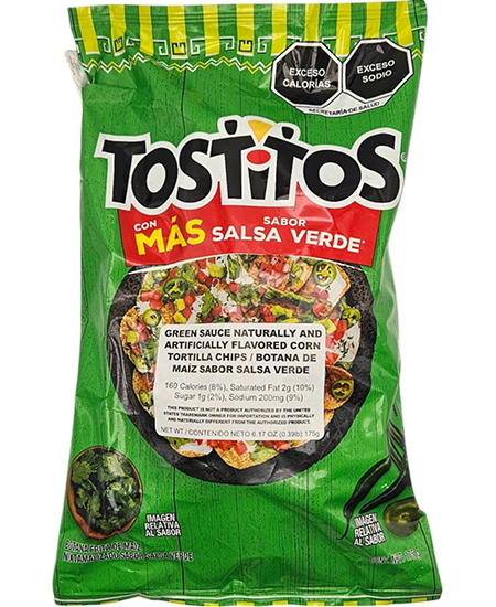 TOSTITOS SALSA VERDE 175g
