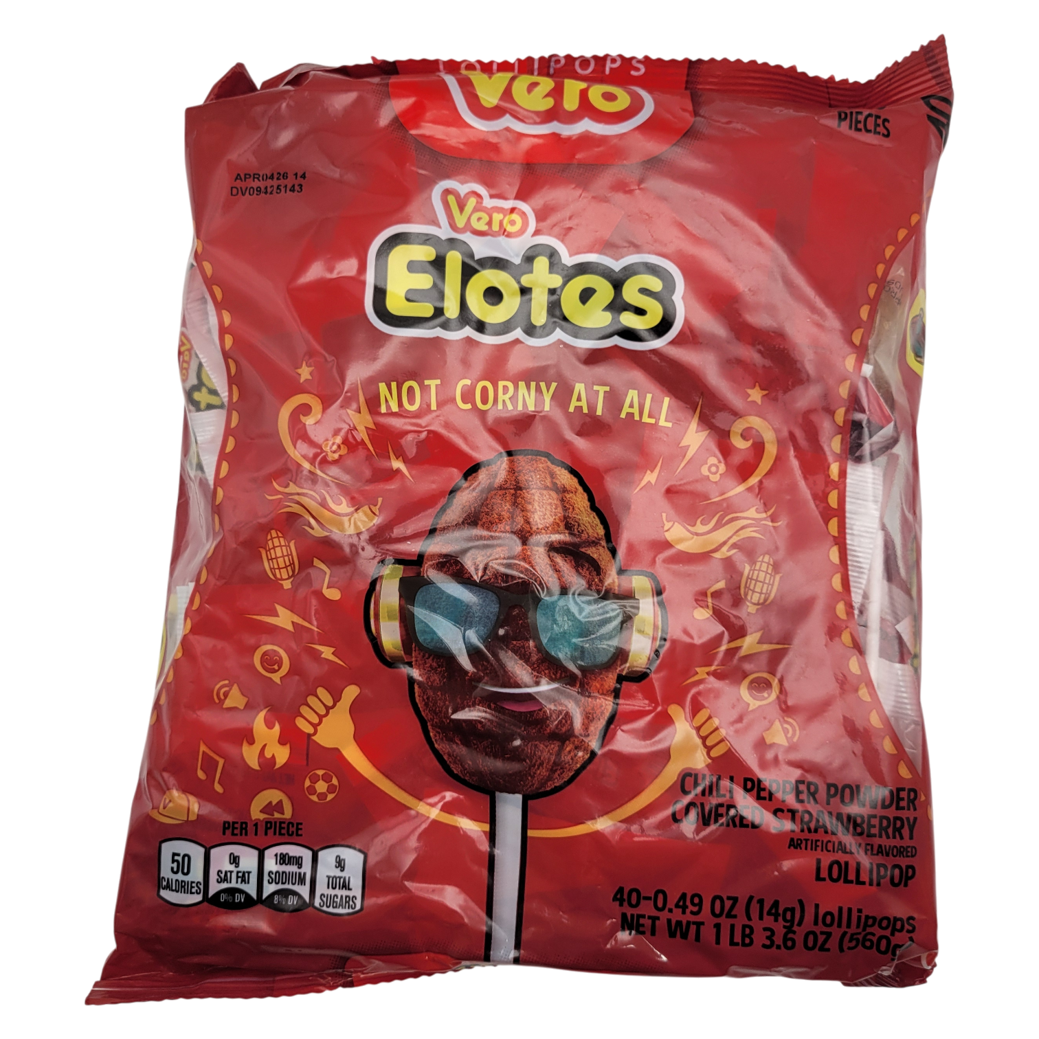 Vero Paleta Elote Chili .49oz 40ct