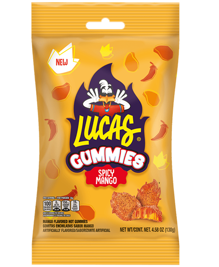 Lucas Gummies Spicy Mango 130gr