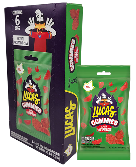 Lucas Gummies Spicy Watermelon 6ct