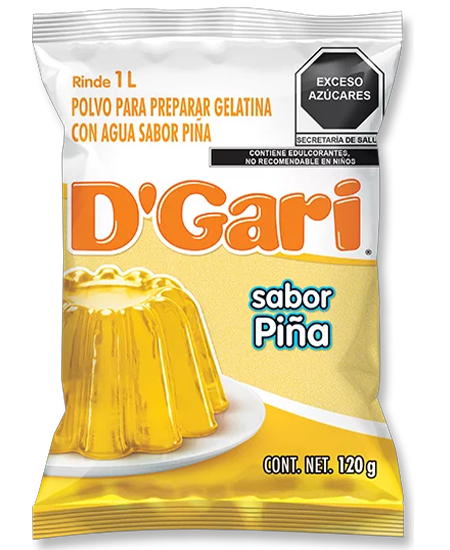D gari Piña 120g