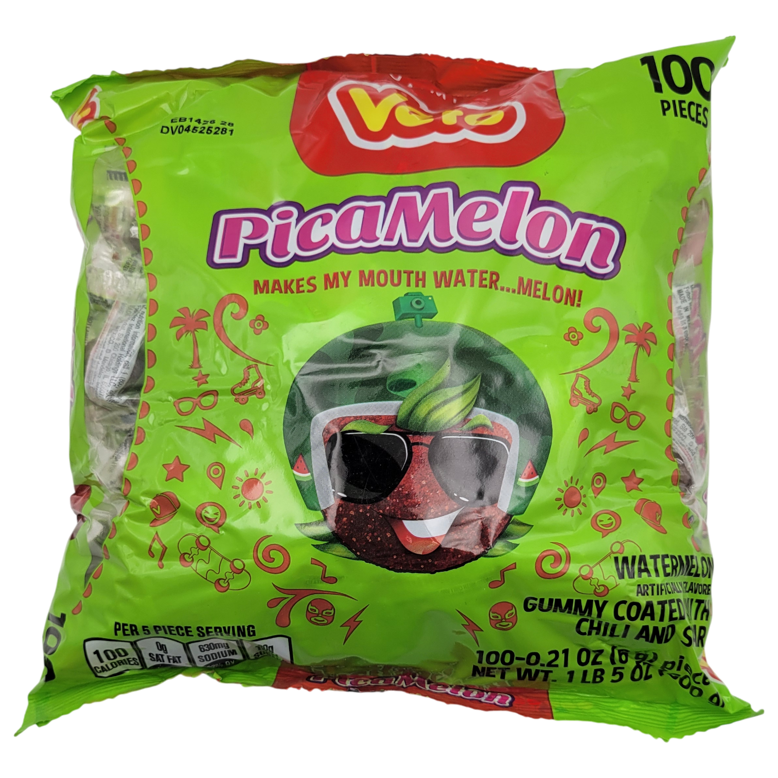 Vero Pica Goma Sandia 100ct