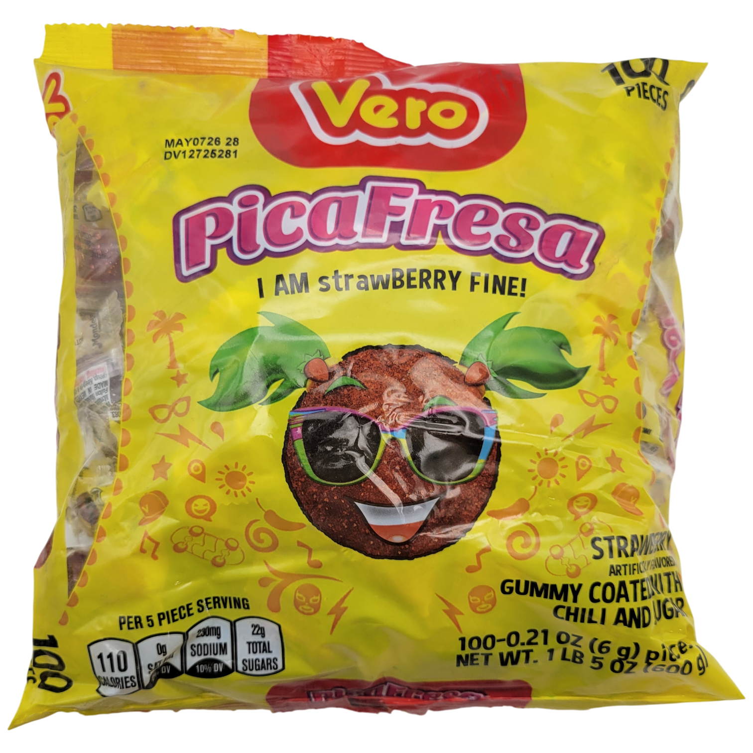 Vero Pica Goma Fresa 100ct