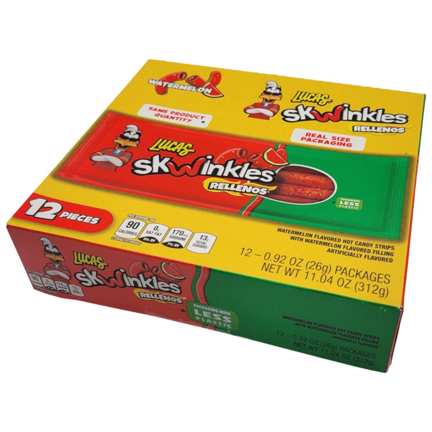 Lucas Skwinkles Rellenos Sandia 12ct