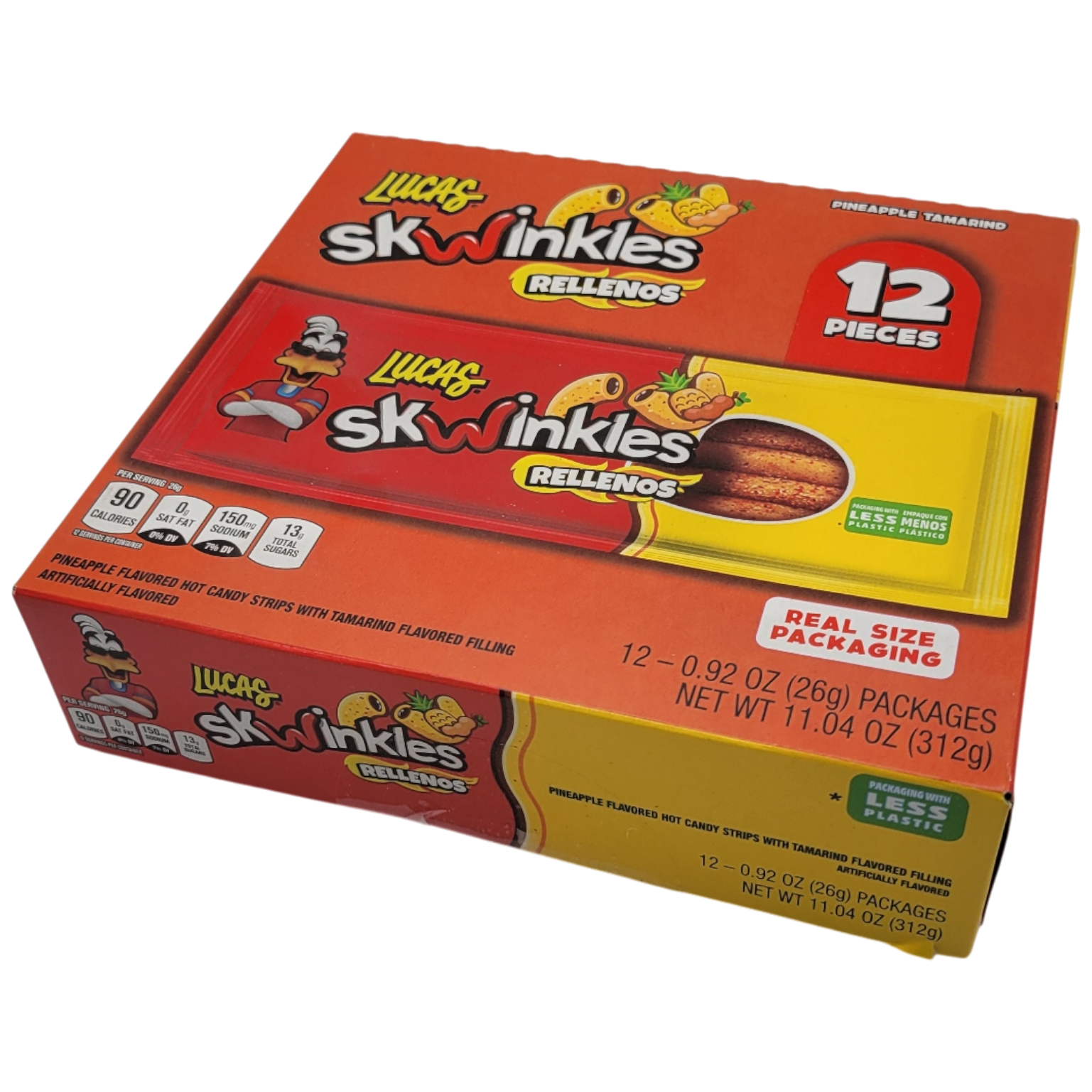 Lucas Skwinkles Rellenos Pina 12ct