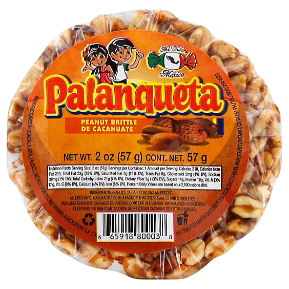 MDM Palanqueta Cacahuate Redonda 2oz