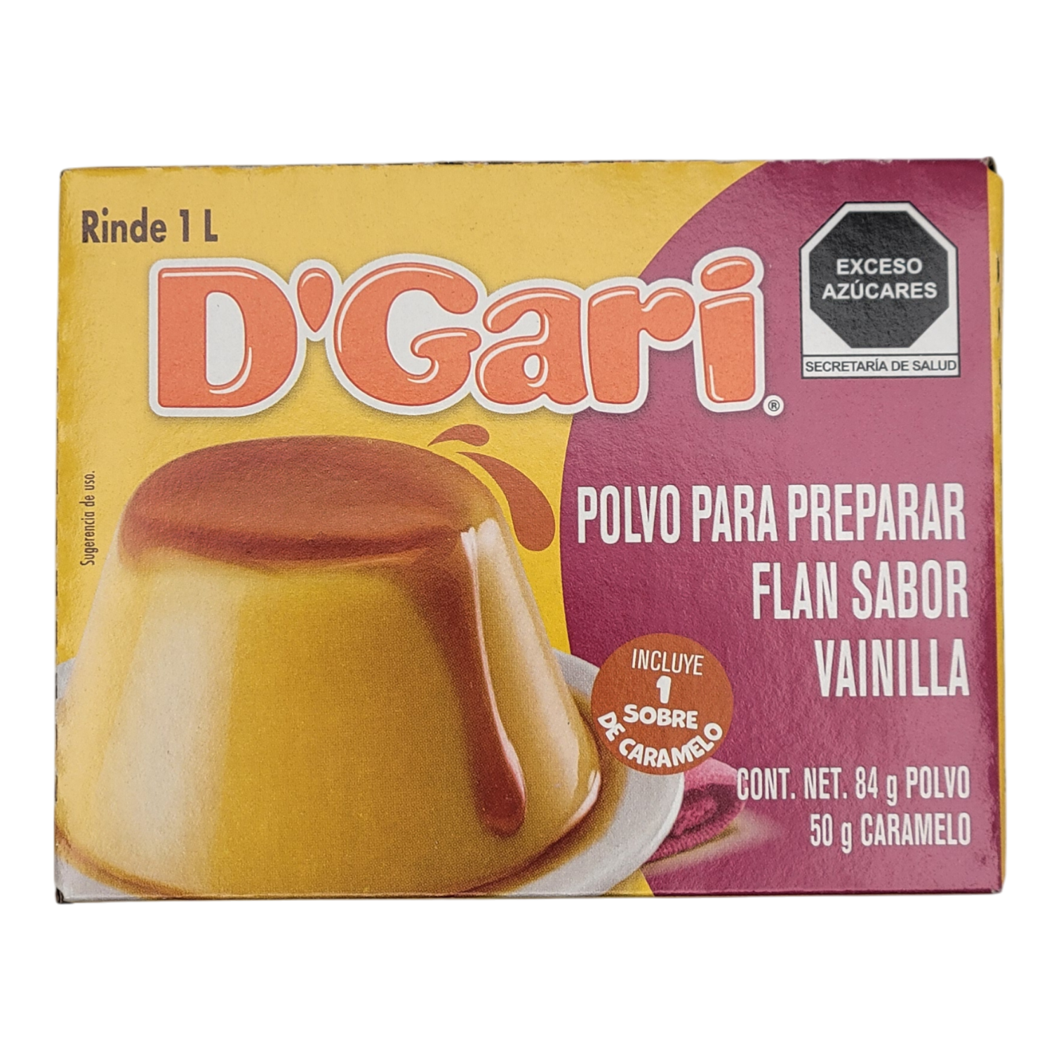 D Gari Flan Vainilla 84gr