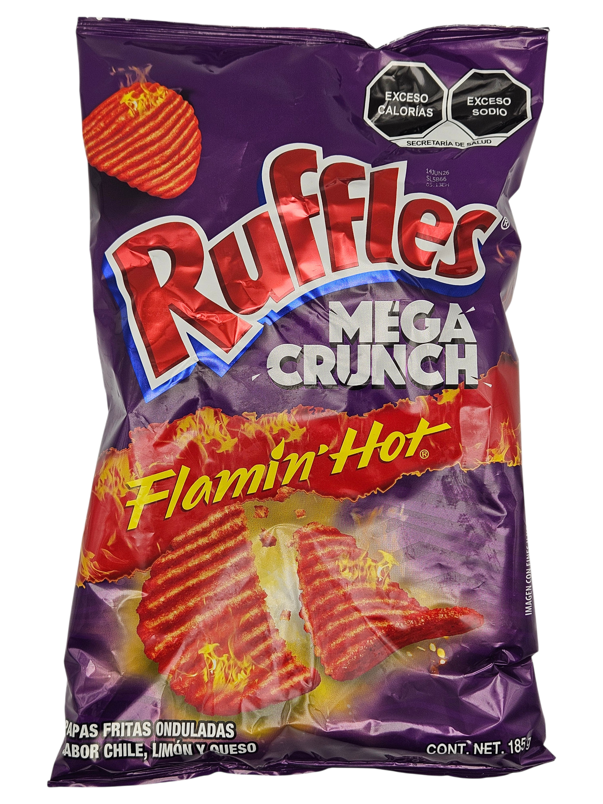 Ruffles Crunch Flamin Hot 185gr