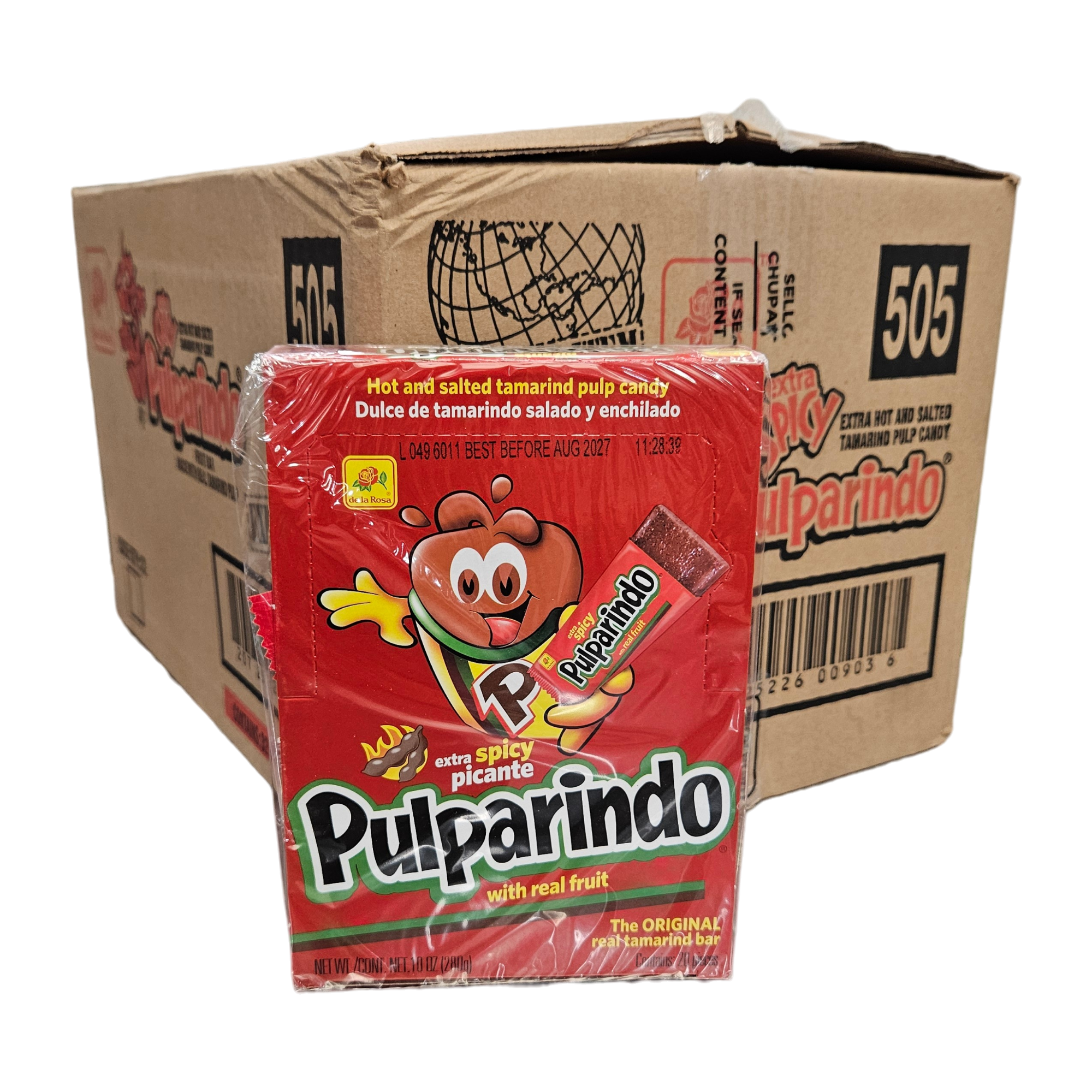 DLR Pulparindo Xtra Hot 32/20ct