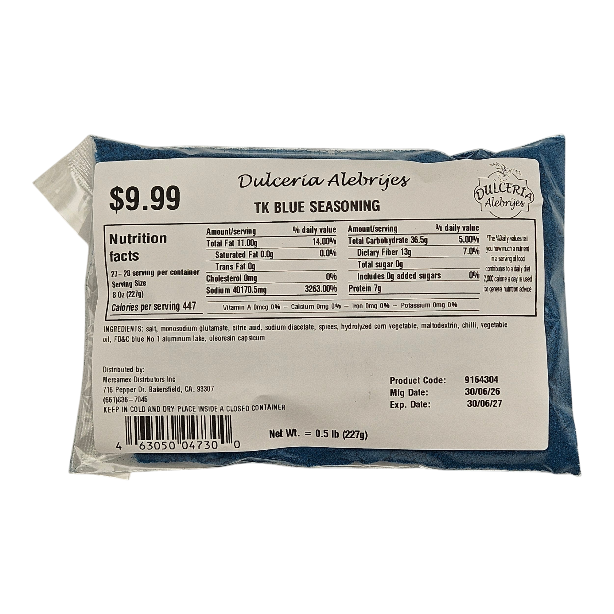 TK Blue Seasoning 0.5 lb