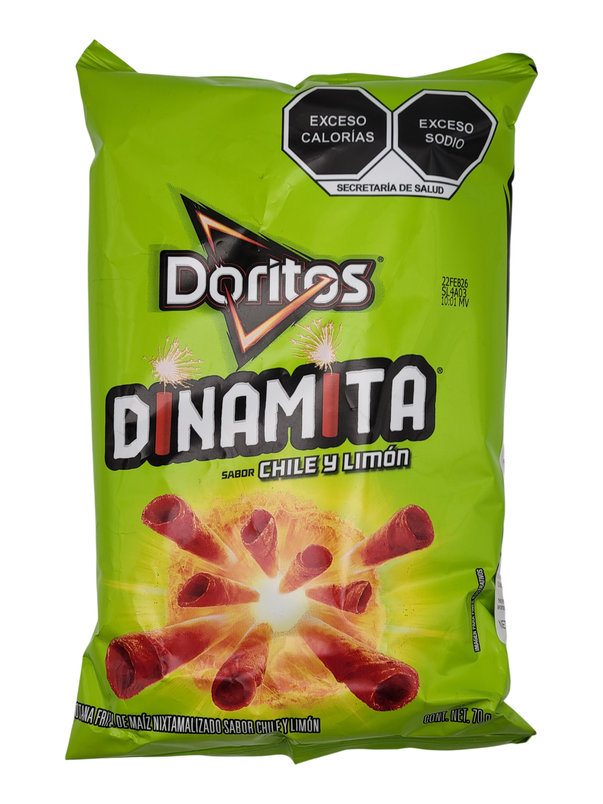 Doritos Dinamita Chile y Limon 70g